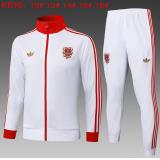 Chándal Bayern Munich 125th 2025/26 ( White Long Zipper) - NIÑOS